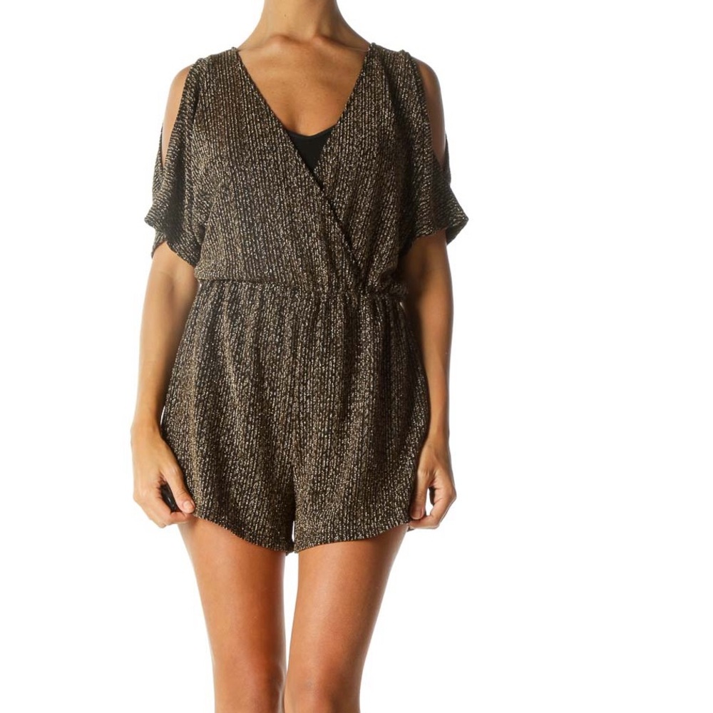 ASTR The Label Cold Shoulder Romper